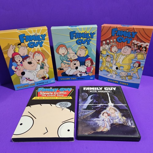 Huge lot family guy - 5, dvd