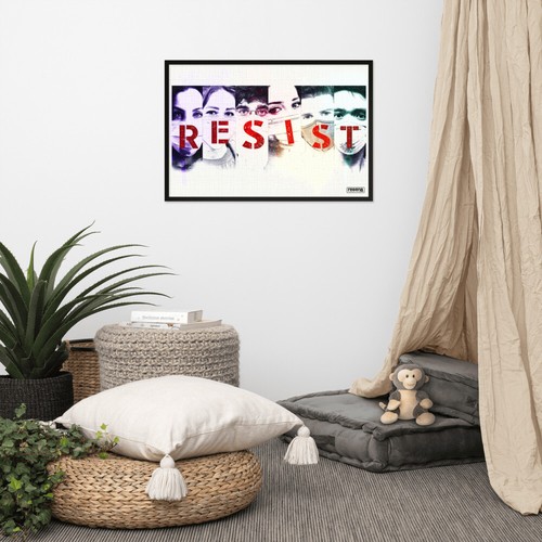Resen8 resist poster - -,