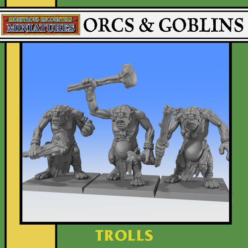 Troll orchi goblin miniatura - orchi, e
