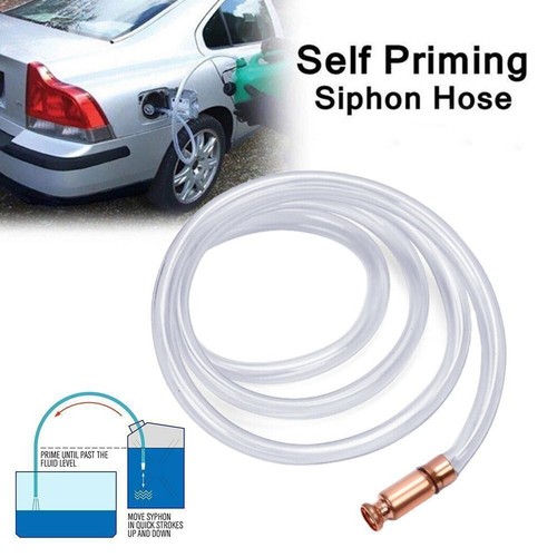 Self priming siphon - siphon, jiggler