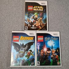 Wii Lego Games Lot Of 3 Star