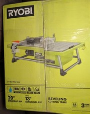 RYOBI 4,8 - Ampere 7 pollici Seghetto per piastrelle a umido da tavolo con filo lama WS722 