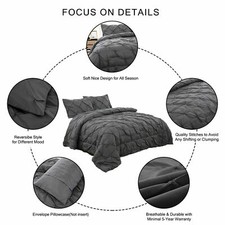 Set federa piumone pintuck