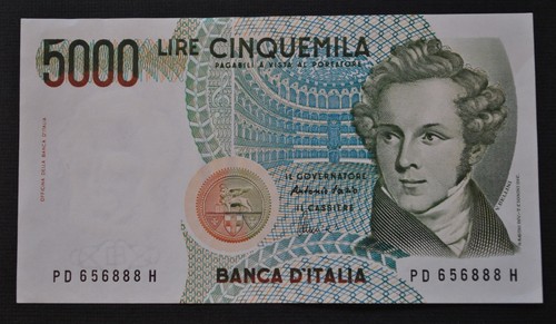 Italy 5000 lire - lire, 1985