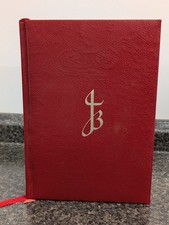 The Jerusalem Bible Illustrations by Salvador Dali 1970, Red Hardcover