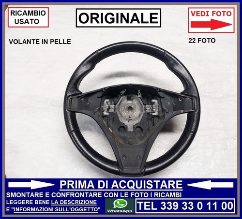 Volante sterzo pelle - in,