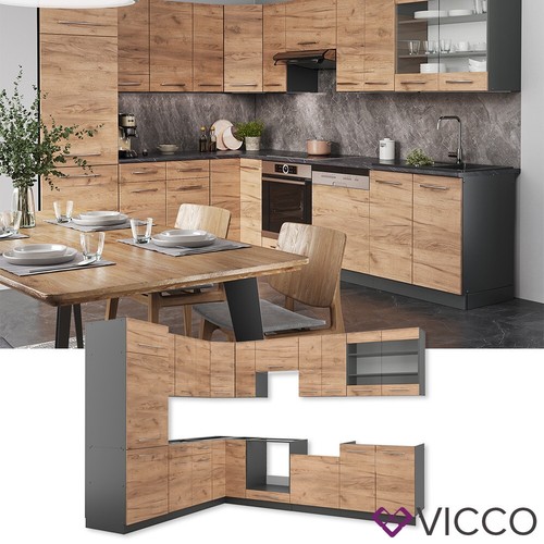 Cucina angolare modulare