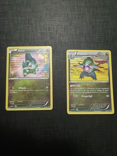 Carta pokemon fraxure 20 - carta,