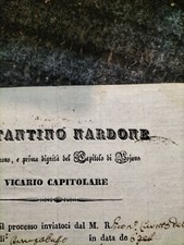 Bojano 1836( Campobasso)- Costantino Nardone -:Arcidiacono e prima Dignità del