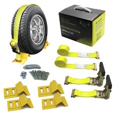 Kit 2 Ruote Chock Tie Down