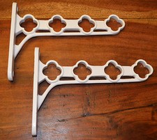 Kit staffa aeratore asciugamani ripiano radiatore pentola/padella/rack ghisa bianca