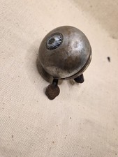 Vecchio Bronzino Campanello Bici Marca Omega Bicicletta Epoca Antica  Anni 40