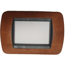 MATERIALE ELETTRICO BTICINO LIVING INTERNATIONALL 4803 LCA PLACCA 3 P LEGNO