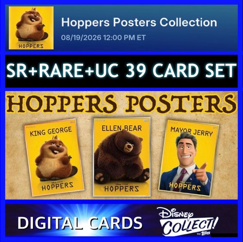 Hoppers poster 2026 - poster, sr+raro+uc