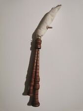 Presepe Zampogna Cornamusa legno pastori Terracotta Statue 30/35 cm