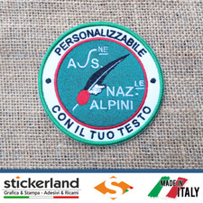Toppa Patch personalizzata Associazione Nazionale Alpini ANA da cucire
