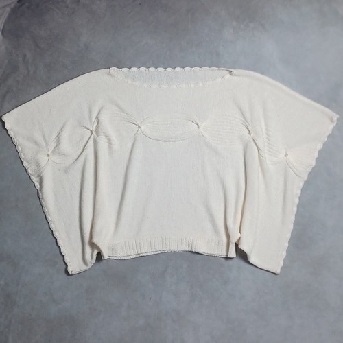 Poncho maglione maglia fine