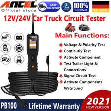 Tester Circuito Auto 12/24V Impianto Elettrico Avometro Scansione Potenza Strumento Diagnostico