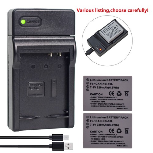 Batteria 10l caricatore - batteria, nb-10l
