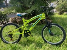 Bici 20 MTB Hogan FULL biammortizzata 6 velocità giallo blu per bambino ragazzo