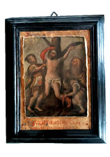 Dipinto antico su rame-XVIII secolo-Martirio di san bartolomeo