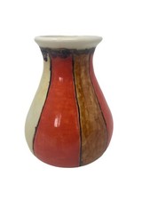 Vaso a righe multicolore