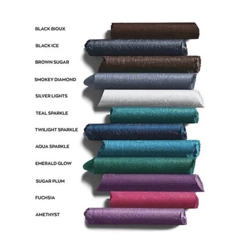 Pezzi matita teal - 3, sparkle