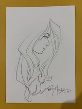 Terry Moore schizzo originale