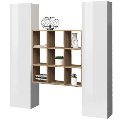 Parete attrezzata libreria - parete,