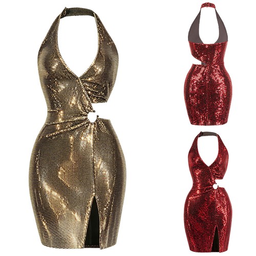 Bodycon donna bar vestito - , mini
