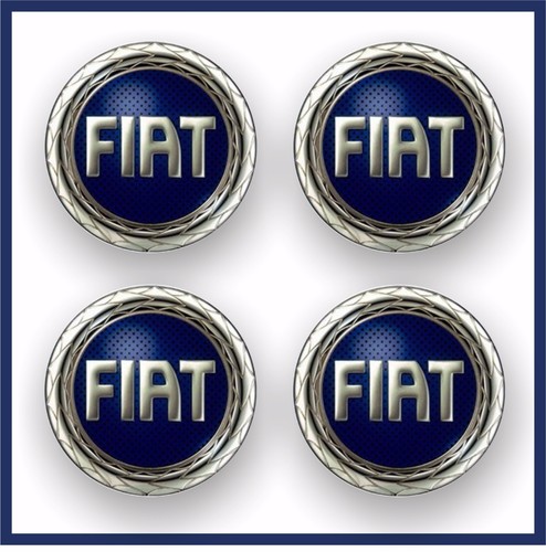 Adesivi tipo fiat blu - adesivi,