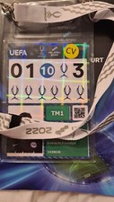 PASS UFFICIALE REAL MADRID - EINTRACHT FRANKFURT SUPER CUP 2022 GIOCATORE EINTRACHT