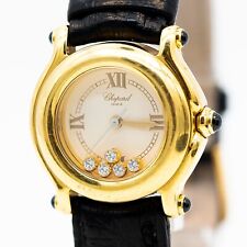 Chopard Happy Sport Orologio 750/18K Oro Giallo Diamanti 26Mm Ref. 27/6149-23