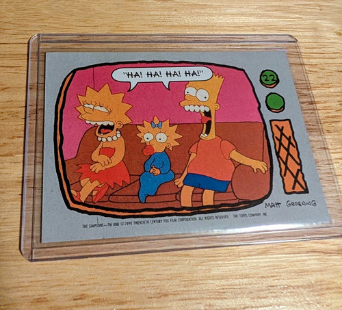 Topps 1990 the simpsons - topps,