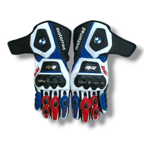 Guanti pelle moto corsa - guanti,