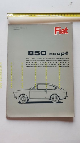 Fiat 850 coupè 1965 catalogo - 850,