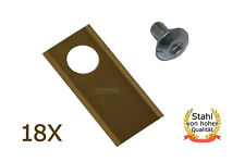 Lama in titanio 18 x 3,9 cm