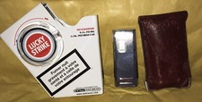 Lucky Strike Porta Sigarette metallo + Accendino Gas Ronson