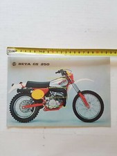 Beta GS 250 Regolarità Enduro 1977 depliant originale italiano brochure