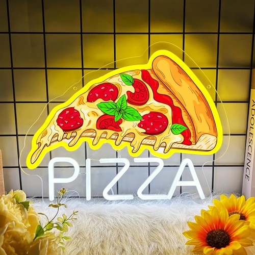 Insegna neon pizza - insegna,
