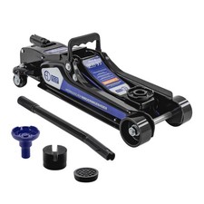 Cric idraulico martinetto sollevatore auto 2,5 T altezza 80-360 mm cambio olio