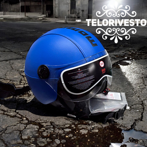 Casco pelle personalizzato - in,