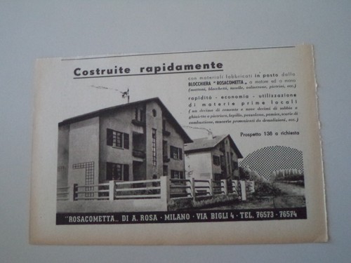 Advertising pubblicità 1946 - pubblicità,