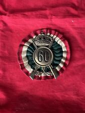 Fregio 60 Fanteria Calabria Casco Coloniale Regio Esercito WW2 AOI