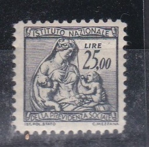 Italia 1950 marca da bollo - marca,