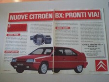 advertising Pubblicità 1986 CITROEN BX 19 GTI