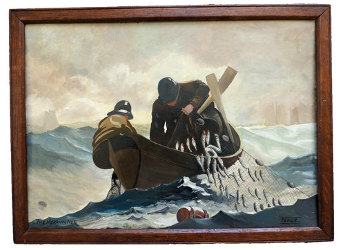 Fred teale c1930 olio - fred, b