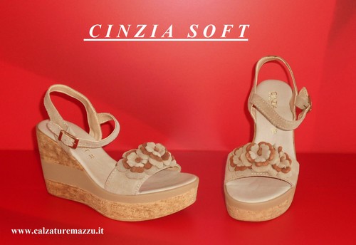 Sandali camoscio con - in,