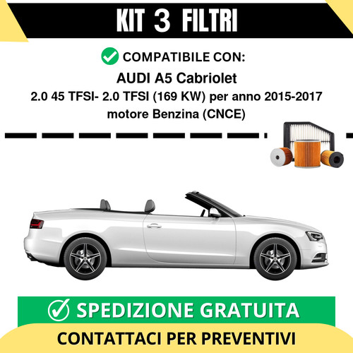 Kit filtri tagliando per - kit, 3