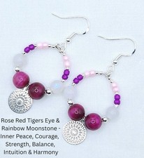 Orecchini a cerchio fatti a